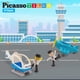 thumbnail image 3 of Juego de figuras magnéticas Toy PicassoTiles, aviones y acción, 4 piezas, 3 of 8