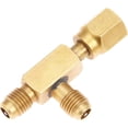 thumbnail image 1 of Adaptateur de Réservoir pour Conditions Extrêmes, Adaptateur de Conversion Assure un Robinet de Canette en Laiton Auto-Scellant pour Tuyau de Charge Ac Fiable, Distributeur de Réfrigérant, 1 of 4
