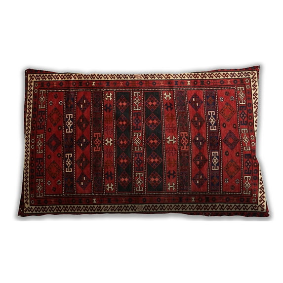 Ahgly Company Outdoor Rectangular Traditional Lumbar Throw Pillow, 13 inch by 19 inch