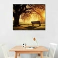 thumbnail image 2 of GOSMITH  Wall Art Decor Canvas Print Picture Big Trees in Sunset Golden Sunset Forest Natural Landscape Painting Artwork for Living Room Bedroom Office Home Wall Decor, 2 of 4