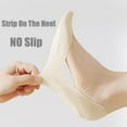 thumbnail image 3 of 6 Pair Ultra Low Cut Invisible Womens No Show Socks With Padding For Flats Loafer, Size 5-10, 3 of 7