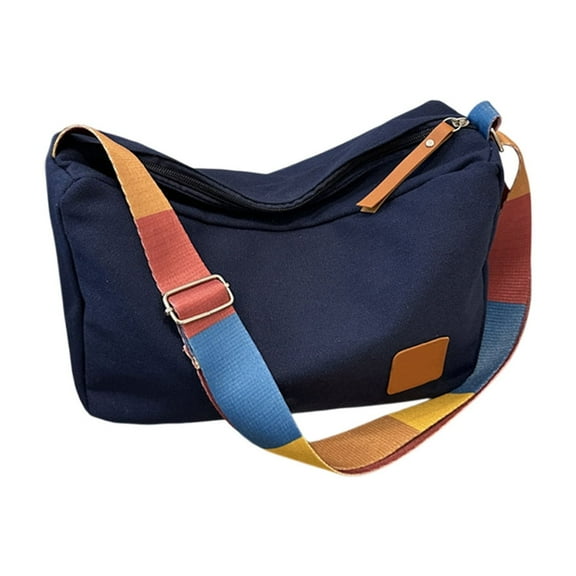 LanSuare Crossbody Shoulder Bag, Water-Repellent Nylon Messenger Tote, Multi-Pocket Casual Work Travel Essentials Carrier