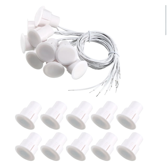 10pcs RC-36 NC Recessed Wired Door Contact Sensor Alarm Magnetic Reed Switch