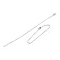 thumbnail image 5 of Dog Key Metal Tag Beaded Ball Chain Keychain 3.7 Inches Length Silver Tone 100 Pcs, 5 of 5