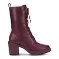 thumbnail image 2 of Alfani Womens Blaire Faux Leather Lug Sole Booties, 2 of 3