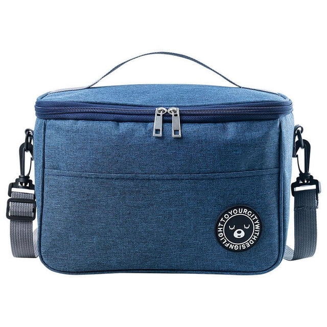 Bolsa de almuerzo portátil, bolso refrigerador para arroz, caja Bento ligera para comida, ensalada, caja hermética para estudiantes y trabajadores de oficina, bolsas de pícnic al aire libre
