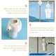 thumbnail image 5 of EeaseMX Prefiltro de agua blanca Purificador de agua doméstico Filtro de calentador de agua blanca, 5 of 8