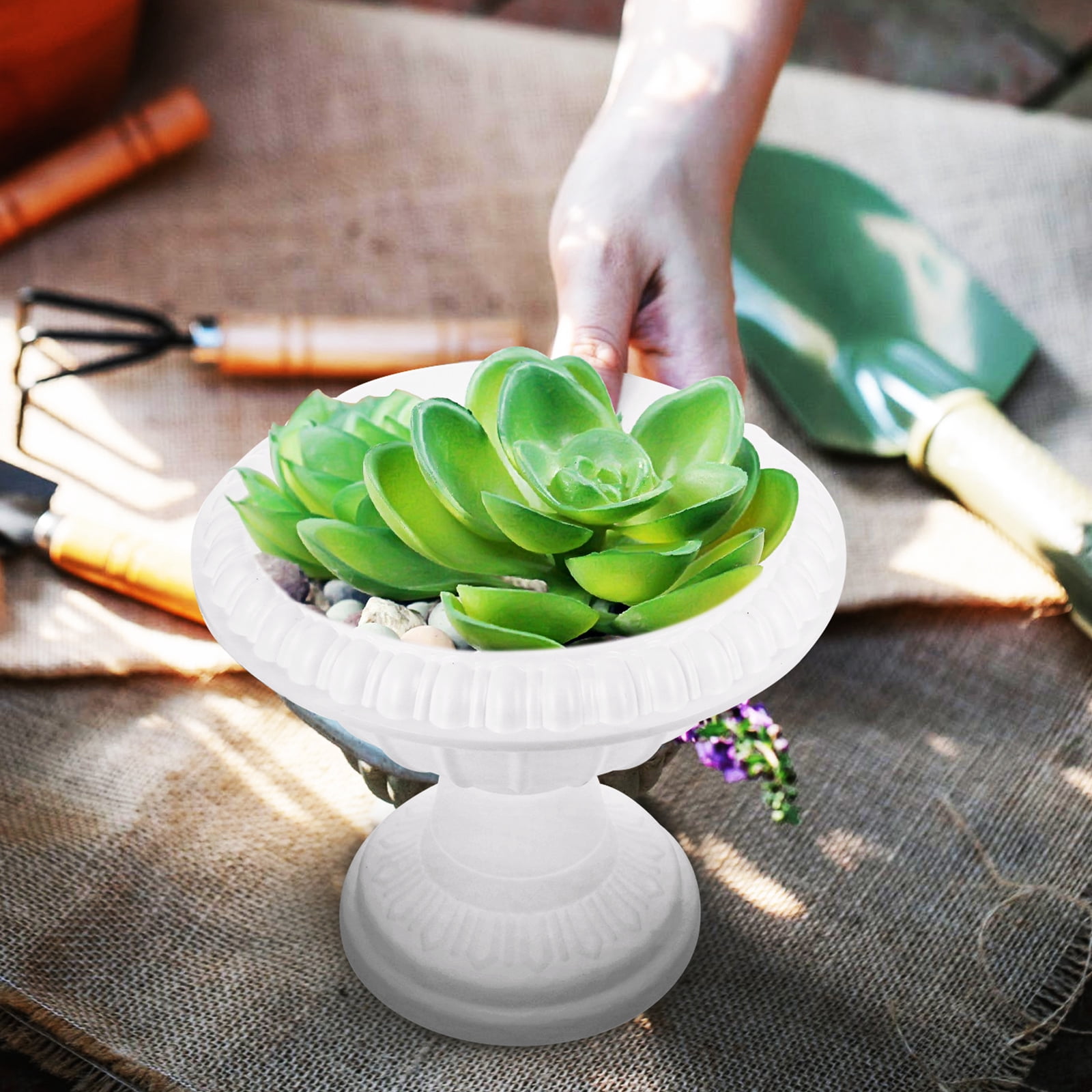 2pcs Plant Nursery Pots Plastic Planter Flower Planter Gardening Supplies