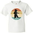 thumbnail image 3 of Inktastic Skateboard Bear Retro Sunset Youth T-Shirt, 3 of 5