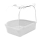 thumbnail image 3 of Caja de baño para pájaros, bañera colgante, caja de baño para pájaros fácil de limpiar para mascotas, baño para loros, Blanco, 3 of 8