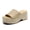 NUDE, variant on Wedges Slides Sandals for Women Platform Open Toe Espadrilles sandals Comfortable Fashion Beach Sandals Suitable for Vocation Dressy Outdoor Summer Shoes