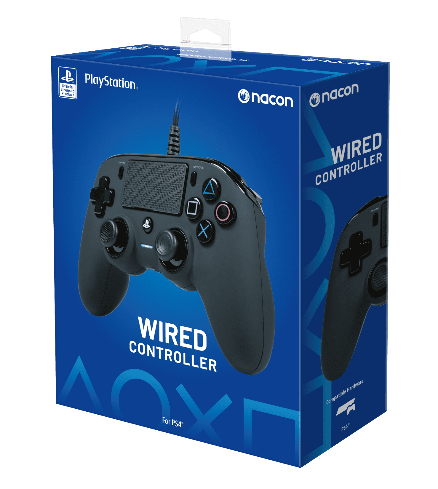 Nacon Wired Controller for PlayStation 4 and PC, Black