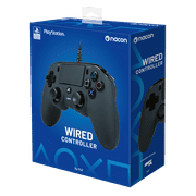 Nacon Wired Controller for PlayStation 4 and PC, Black