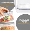 thumbnail image 3 of 32 Pack Airtight Food Storage Containers Set, BPA Free Plastic Kitchen and Pantry Organization Canisters with Lids for Cereal, Dry Food, Flour and Sugar, Includes 32 Labels, 3 of 6