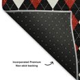 thumbnail image 5 of Addison Rugs Mayfield Premium Machine Washable Transitional Holiday Black Rectangle Rug, 5' x 7'6", 5 of 7