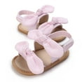 thumbnail image 4 of Linfrsh Baby Boys Girls Summer Sandals Outdoor Beach Anti-Slip Rubber Soft Sole Kids Toddler First Walking Shoes(Pink,6-12 Months), 4 of 7