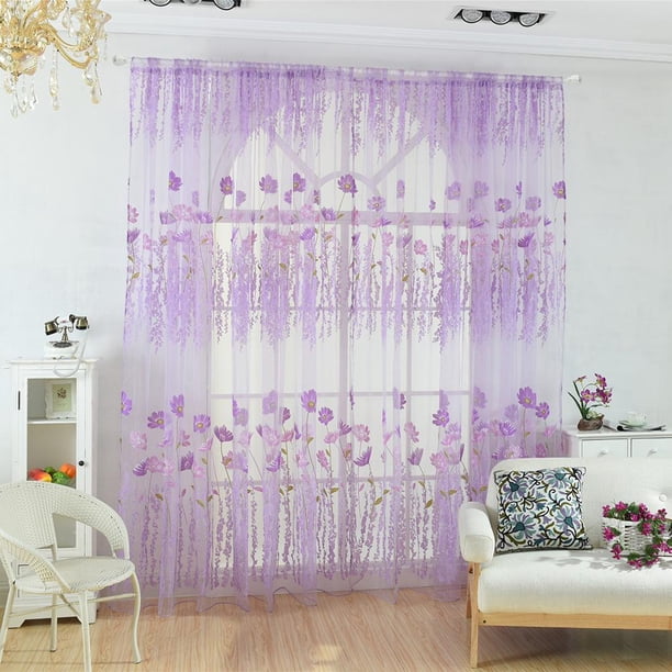 Panel de gasa para mosquitera de tul con impresión offset (morado)