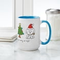 thumbnail image 4 of CafePress - Cat And Dog Christmas Large Mug - 15 oz Ceramic Large White Novelty Mug, 4 of 4