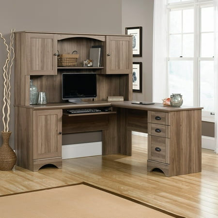 Sauder Harbor View L Shaped Computer Desk With Optional Hutch Sauder Harbor View L Shaped Computer Desk With Optional Hutch