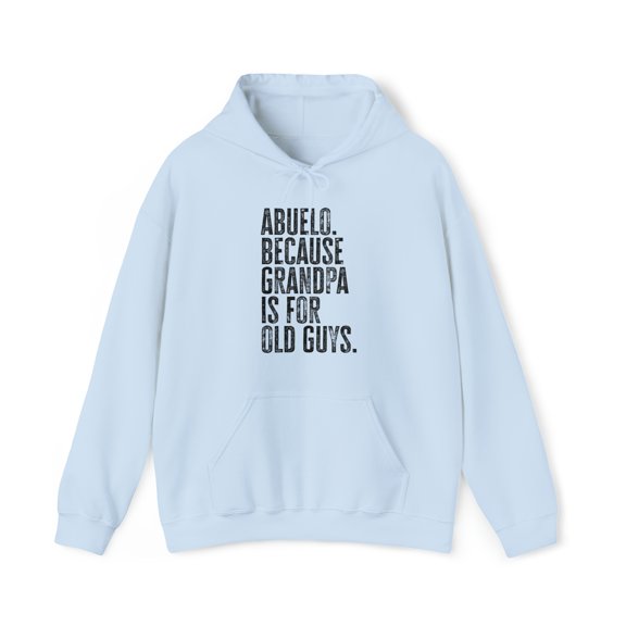 Abuelo New Grandpa Fathers Day Grandfather Hoodie, Gifts, Hooded Sweatshirt