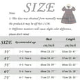thumbnail image 2 of WhouRiu Girls Peter Pan Collar Smocked Plaid Dress Short Sleeve Pleated Dress Blue,Sizes 2-3, 2 of 5