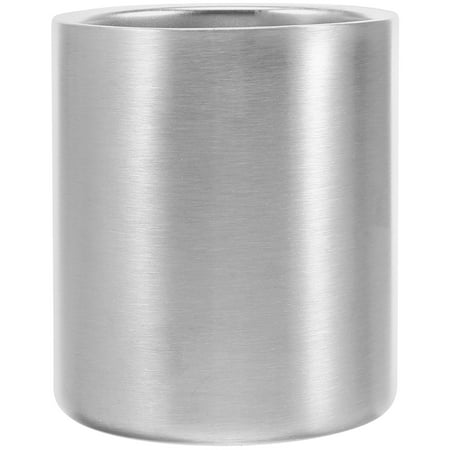 

BESTONZON 304 Stainless Steel Toothbrush Tumbler Cup Water Cup Beverages Beer Cup for Home Party Travel (Silver 300ml)