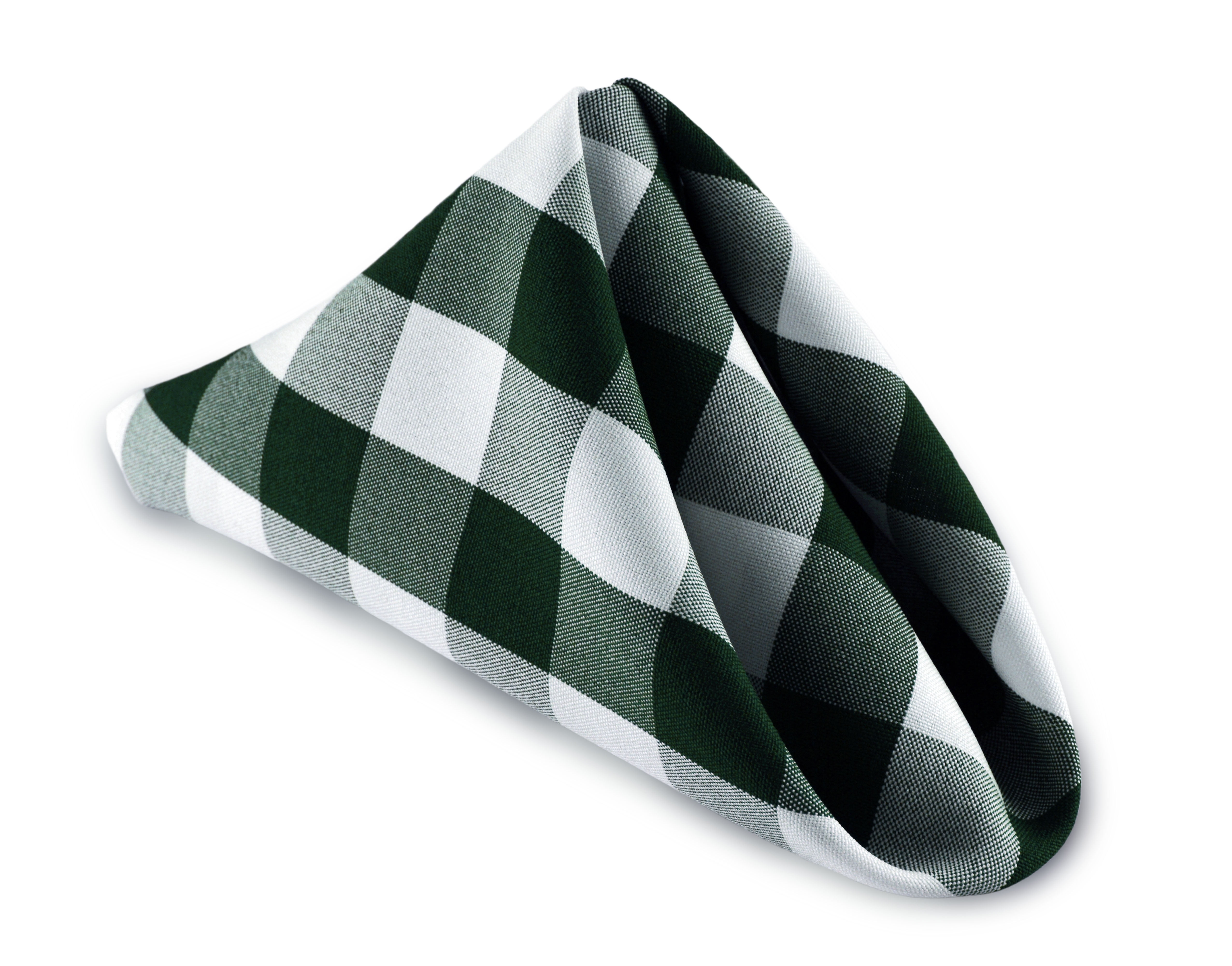 Aiking 6Pack 18"x18" Polyester Picnic Check Cloth Napkins Ideal for