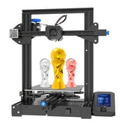 Creality Ender 3 V2 3D Printer Upgraded Integrated Structure Design Printing Size 8.66x8.66x9.84in, Black