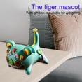 thumbnail image 4 of Adornos de animales chinos pintados , figurita en miniatura, escultura de piezaza para año , decoración para hogar para coche, escritori Deseoso Macarena Escultura china, 4 of 8