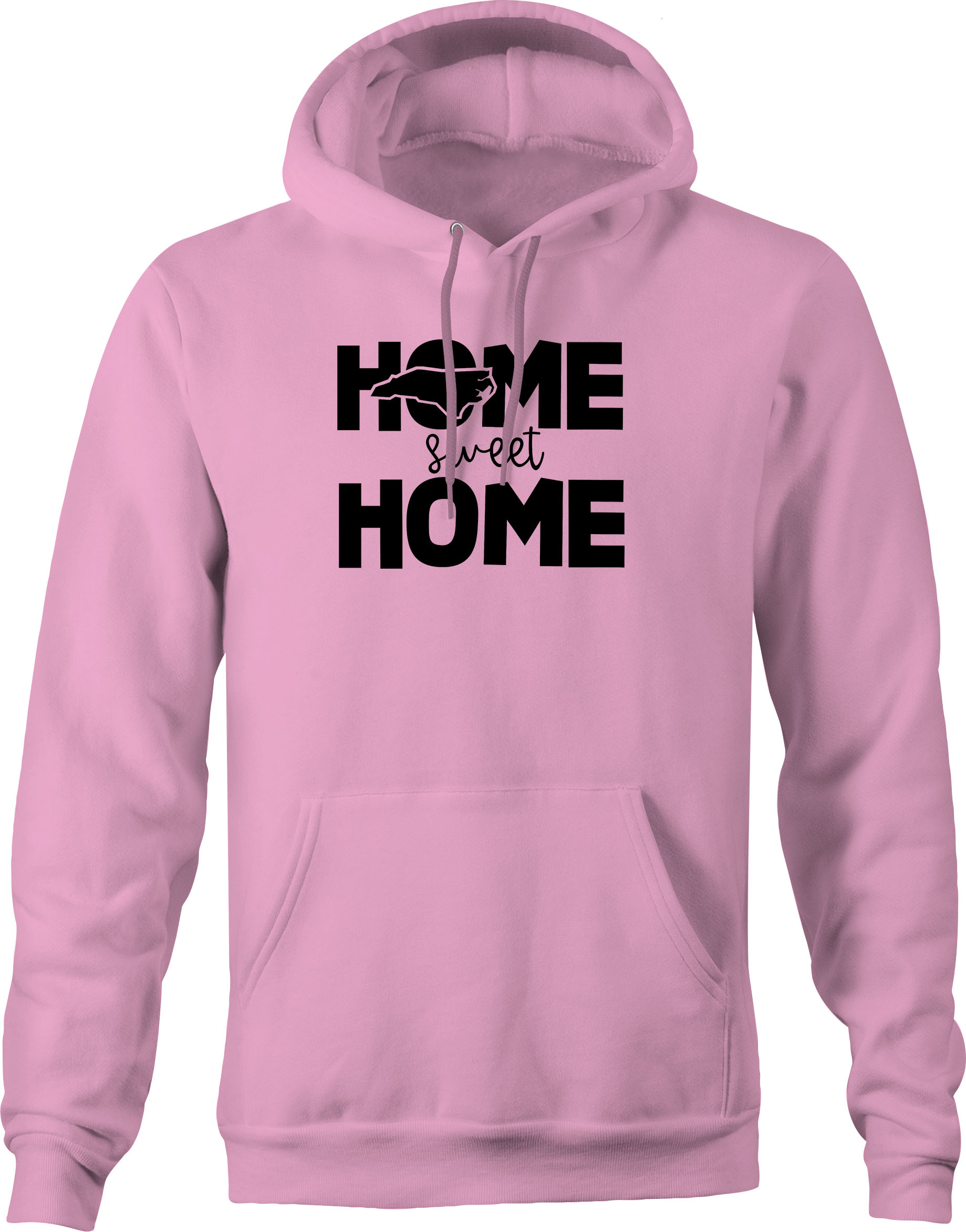 Home Sweet Home North Carolina Native Hometown Love Pink XL Hoodie