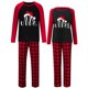 thumbnail image 1 of Pijama navideño a juego para pareja, conjunto de pijamas negros, sombrero de Navidad, Mr & Mrs. Loungwear, 1 of 4