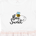 thumbnail image 4 of Inktastic Bee Sweet Bumble Bee Girls Toddler Dress, 4 of 5