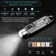 thumbnail image 3 of Mini Portable LED Flashlight 400 Lumens - 11 Bright Modes, USB Rechargeable, with Light Alarm - Multifunctional Torch for Walking, Searching and Hikin, 3 of 5