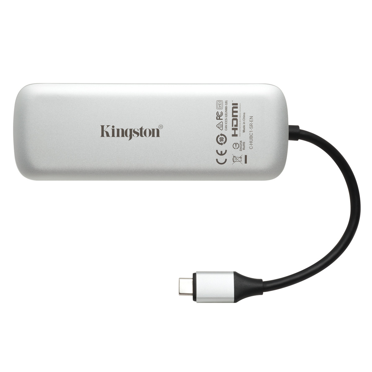 Kingston Nucleum 7-in-1 USB 3.0 Type-C Adapter Hub, 4K HDMI, SD and MicroSD Card, USB Type-C Charging for MacBook, Chromebook, and Other USB Type-C devices - image 2 of 2