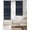 Gray, variant on Rustic Botanical Blackout Curtains 54 Inch Length 2 Panels Set for Living Room Bedroom, Japanese Herb on Brown Simple Art Room Darkening Window Curtains Thermal Insulated Black Out Curtain 52"x54"