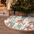 thumbnail image 5 of Haiem Lilies Flowers Pattern Christmas Tree Skirt Merry Christmas Party Christmas Tree Decoration,New Year Decorations-30", 5 of 6