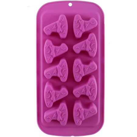 

Halloween Skull Candy Molds Silicone 10 Cavity Non-Stick Skull Silicone Molds for Chocolate Candy Jelly Ice Cube Dog Treats