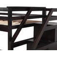 thumbnail image 6 of Harper & Bright Designs Twin over Twin Bunk Bed for Bedroom, Wood Twin Bunk Bed with Storage and Trundle, Espresso, 6 of 9