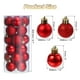 thumbnail image 2 of 24Pcs 1.5" Bolas de Navidad Adornos Conjunto de Bolas Colgantes para ?rbol de Navidad Decoraci?n (Rojo) Unique Bargains adornos decorativos colgantes, 2 of 7