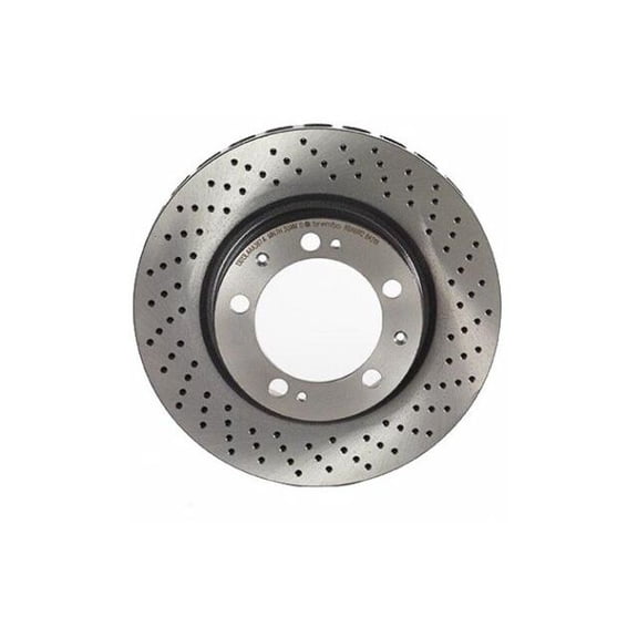 Front Right Brake Rotor - Compatible with 1994 - 1998 Porsche 911 993 VIN a 1995 1996 1997