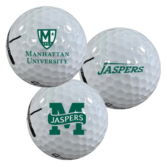 Manhattan College Jaguars Logo Edition Taylormade Distance  Golf Balls 12-Pack (Dozen)