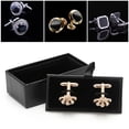 thumbnail image 2 of XISAOK Watch Cufflink for Case & Ring Storage Organizer Men's Jewelry Box Father's Day, 2 of 11