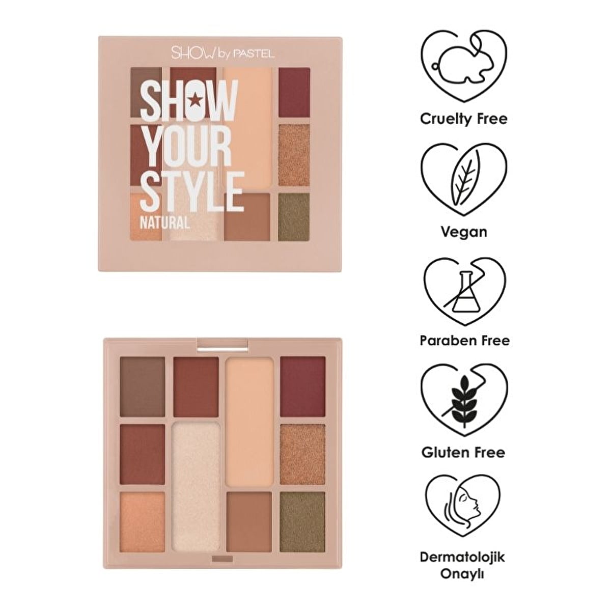 Pastel Show Your Style Eyeshadow Palette - 464 Natural