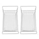 thumbnail image 5 of Juego de 2 Cestas Organizadoras de Alambre Blanco para congelador: Organice Alimentos encuentre Artículos Fácilmente Fácil de Alcanzar Multiusos con Asas Laterales para ANGGREK Otros, 5 of 8