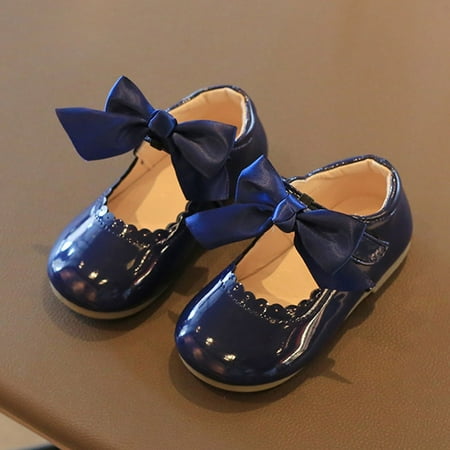 

Summer And Autumn Girls Boots Cute Flat Solid Color Round Head Ribbon Bow Hook Loop