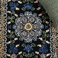 thumbnail image 6 of SAFAVIEH Micro-Loop Shanelle Floral Area Rug, Black/Green, 8' x 10', 6 of 8