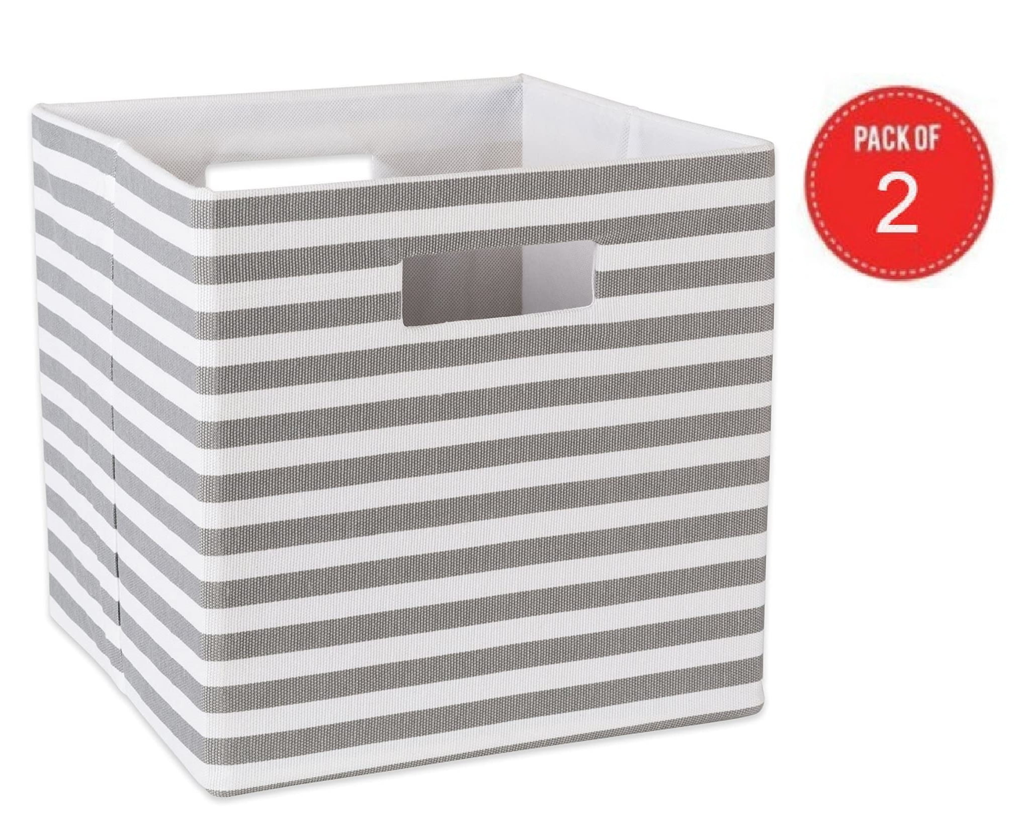 stylish storage solution for playrooms Minene GREY chevron Storage Boxes 