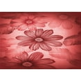 thumbnail image 1 of Ahgly Company Tapis d'Intérieur Rectangulaires Transitionnels Rouges Lavables à la Machine, 5 Pieds x 8 Pieds, 1 of 7