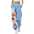 thumbnail image 1 of WEAIXIMIUNG Sweatpants Women Pack Women's Easter Santa Pants, 1 of 4
