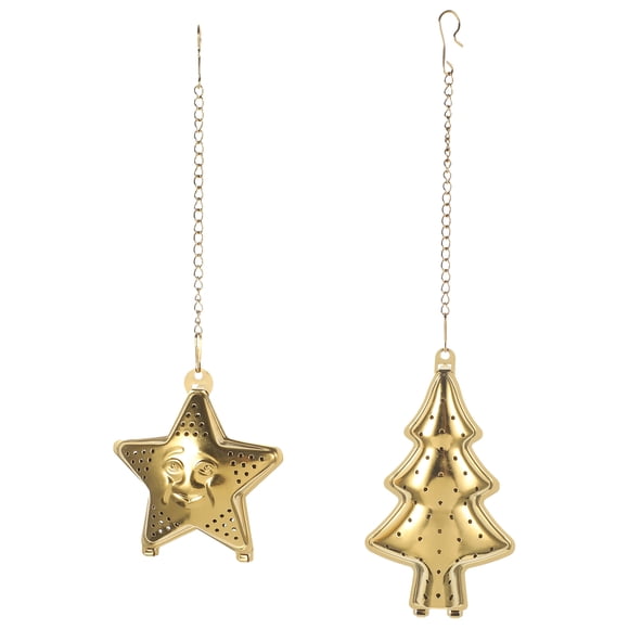 Colador de té de acero inoxidable, Infusor de té creativo, práctico filtro de té, estilo aleatorio, 2 uds.